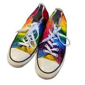 Converse all star rainbow pride sneaker shoes